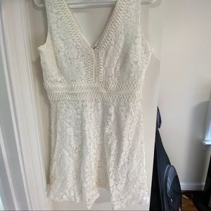 Francesca’s white short dress